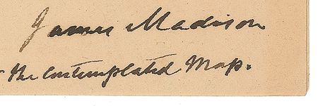 Lot #7 James Madison: Boldly penned 1816 letter on America’s first coastal survey, the “Potowmac” not included - Image 2