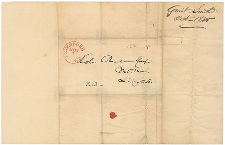 Lot #189 Gerrit Smith Handwritten Letter Signed - Image 2