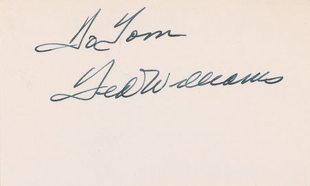 Lot #1145 Mantle, Williams, and Hodges Signature - Image 1