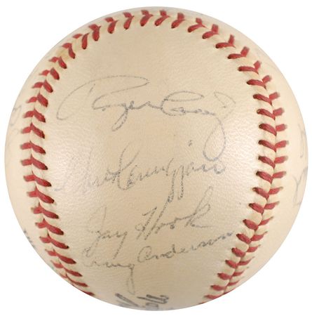 Lot #1115 NY Mets: 1962 Baseball - Image 1