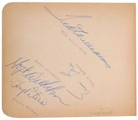 Lot #1103 Baseball and Entertainment: Featuring two dozen Hall of Famers, with Jackie Robinson, Ted Williams, and early Willie Mays - Image 4