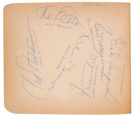 Lot #1103 Baseball and Entertainment: Featuring two dozen Hall of Famers, with Jackie Robinson, Ted Williams, and early Willie Mays - Image 7