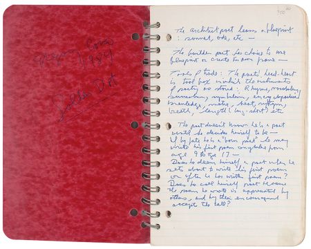 Lot #607 American Poets Journals and Notebooks - Image 4