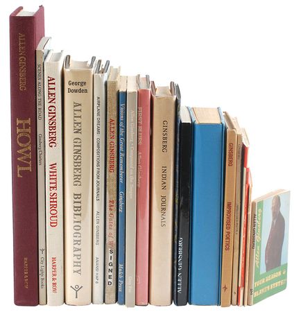 Lot #639 Allen Ginsberg: Impressive assortment of Ginsberg?s work,including several rare and limited editions - Image 1