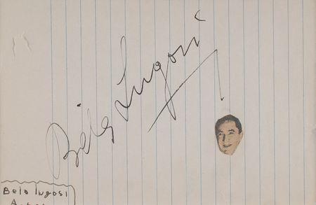 Lot #1067 Bela Lugosi Signature - Image 2