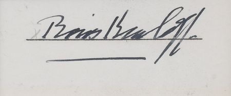 Lot #1053 Boris Karloff Signature - Image 2