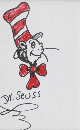 Lot #673 Dr. Seuss Sketch - Image 1