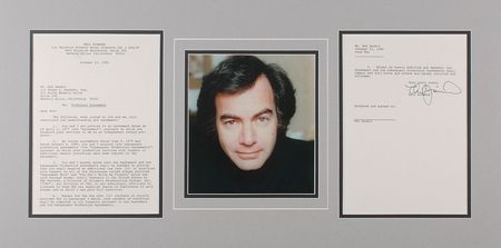 Lot #888 Neil Diamond Signed Document - Image 1
