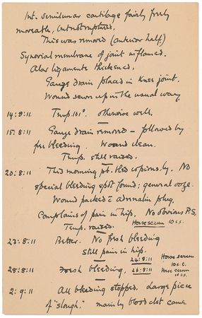 Lot #359 William Osler Medical Record - Image 3