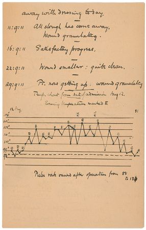 Lot #359 William Osler Medical Record - Image 4