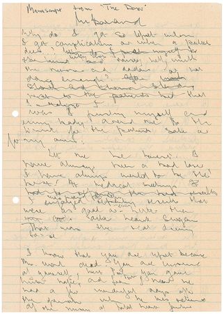 Lot #307 Christiaan Barnard Signed Manuscript - Image 1