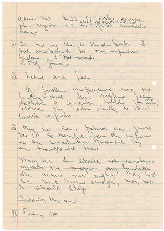 Lot #307 Christiaan Barnard Signed Manuscript - Image 2