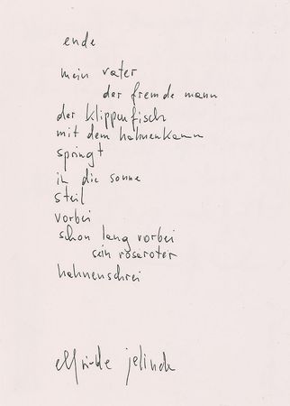 Lot #716 Elfriede Jelinek Postcard - Image 2