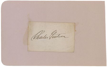 Lot #330 Charles Guiteau Signature - Image 2