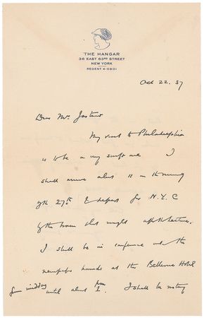 Lot #746 H. G. Wells Handwritten Letter Signed - Image 1