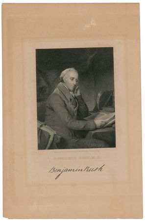Lot #179 Benjamin Rush: Uncommon medical content by the Revolutionary doctor - Image 2