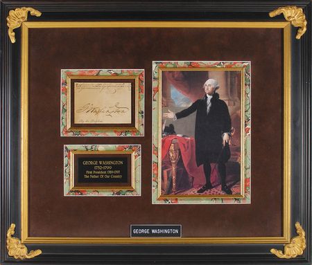 Lot #1 George Washington Signature