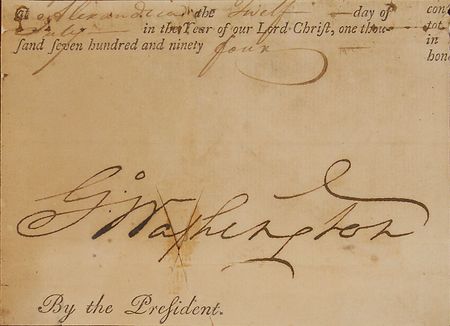 Lot #1 George Washington Signature - Image 2
