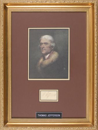 Lot #5 Thomas Jefferson Signature