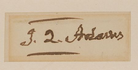 Lot #14 John Quincy Adams Signature - Image 2