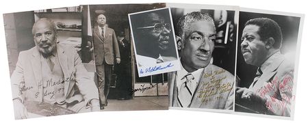 Lot #322 Civil Rights Leaders Signed Photographs - Image 2