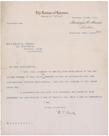Lot #383 William T. Stead - Image 1