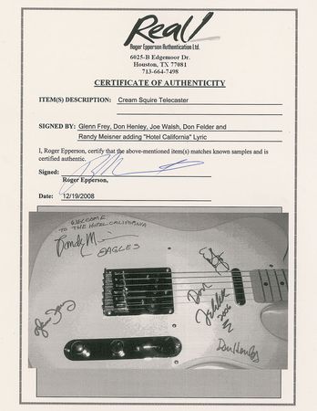 Lot #836 Eagles Guitar - Image 3