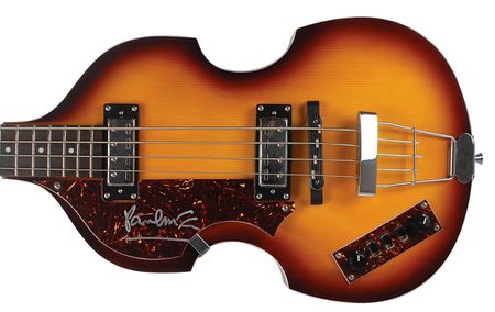 Lot #825 Beatles: Paul McCartney: Iconic left-handed sunburst Hofner - Image 2