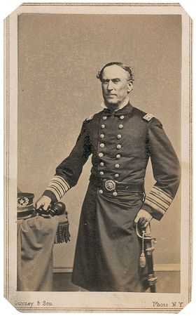 Lot #402 David G. Farragut Signed Photograph - Image 1
