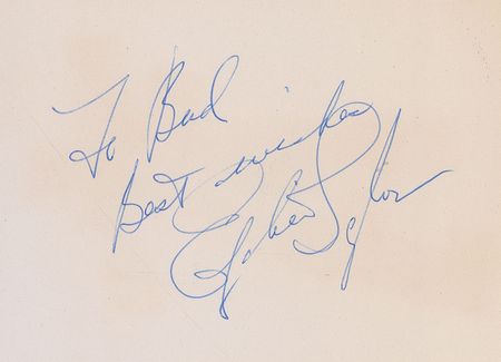 Lot #1095 Elizabeth Taylor and Eddie Fisher Signatures - Image 2