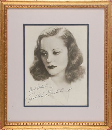 Lot #1012 Tallulah Bankhead Signed Photograph - Image 1