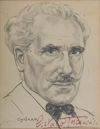 Lot #803 Arturo Toscanini Sketch - Image 2