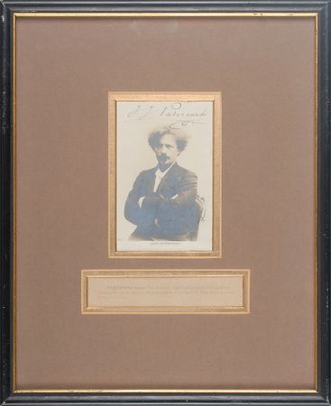 Lot #794 Ignace J. Paderewski Signed Photograph - Image 1