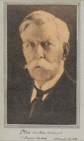 Lot #331 Oliver Wendell Holmes, Jr Signature - Image 2