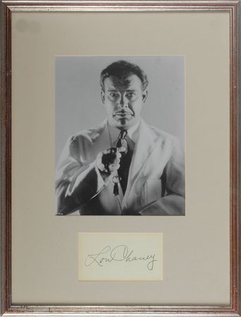 Lot #1020 Lon Chaney, Jr Signature - Image 1
