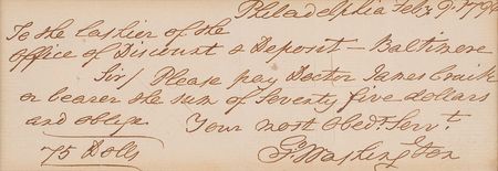 Lot #197 Joseph Cosey: George Washington Cosey Forgery - Image 2