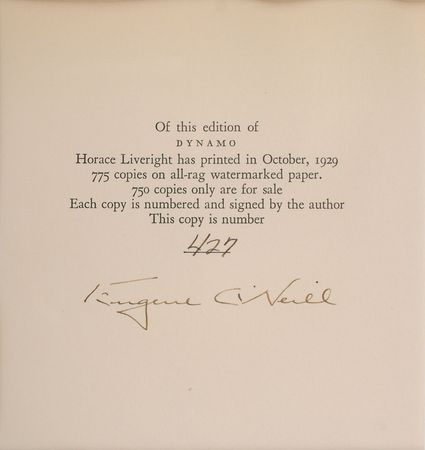 Lot #733 Eugene O’Neill - Image 2