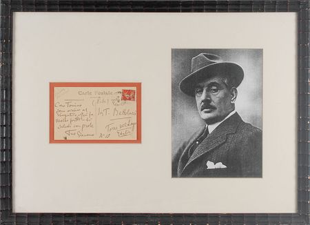 Lot #760 Giacomo Puccini Handwritten Letter Signed - Image 1