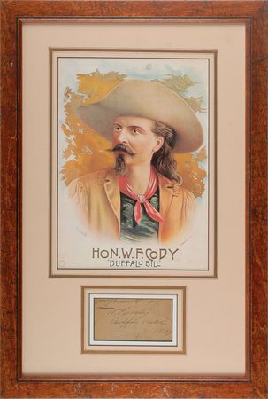 Lot #194 William F. ‘Buffalo Bill’ Cody Signature - Image 1