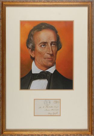 Lot #23 John Tyler Free Frank - Image 2