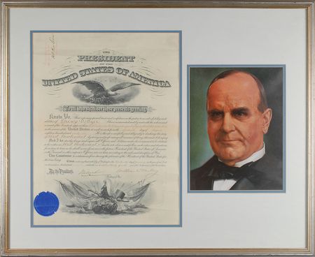 Lot #51 William McKinley Signed Document - Image 1