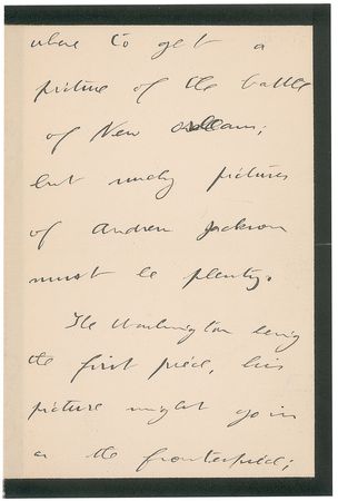 Lot #54 Theodore Roosevelt: Compiling his ‘Hero Tales,’ searching for pictures of “Washington,” “Grant on horseback,” and “Andrew Jackson” - Image 2