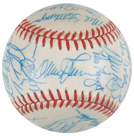 Lot #1147 NY Mets: 1986 Baseball - Image 5