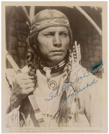 Lot #1090 Jay Silverheels Signed Photograph - Image 1