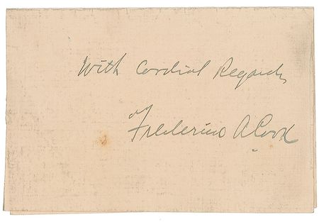 Lot #364 Robert E. Peary and Frederick Cook Signature - Image 1