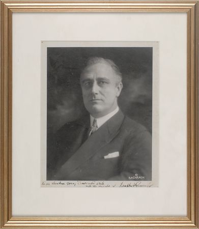 Lot #71 Franklin D. Roosevelt Signed Photograph - Image 1