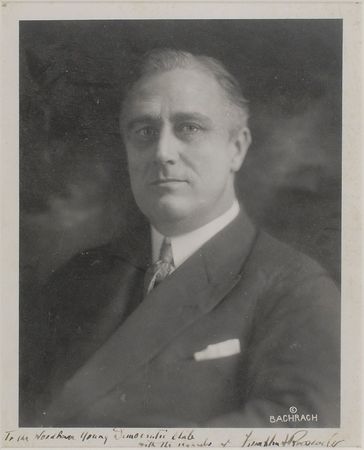 Lot #71 Franklin D. Roosevelt Signed Photograph - Image 2