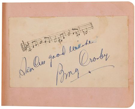 Lot #1034 Entertainers and Opera Singers Autograph Album - Image 1