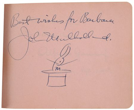 Lot #1034 Entertainers and Opera Singers Autograph Album - Image 3