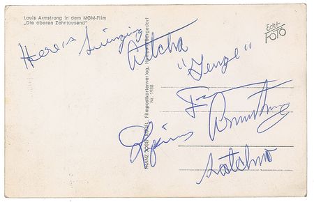 Lot #867 Louis Armstrong - Image 1